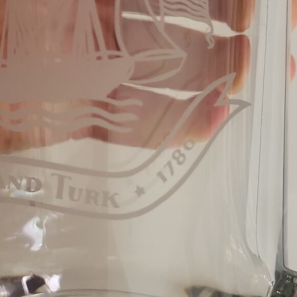 Glass Beer Stein Salem Ship Grand Turk 1786 ALWE W Germany Tankard Pewter Lid - Picture 2 of 14